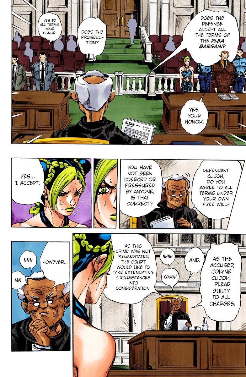 JoJo's Bizarre Adventure Part 6 - Stone Ocean (Official Colored) Chapter 2 page 21 - Chapter 2: Stone Ocean Part 2