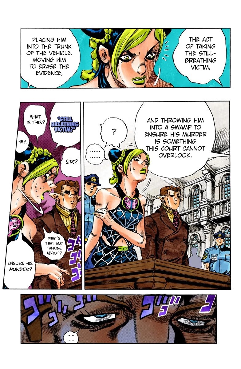 JoJo's Bizarre Adventure Part 6 - Stone Ocean (Official Colored) Chapter 2 page 22 - Chapter 2: Stone Ocean Part 2