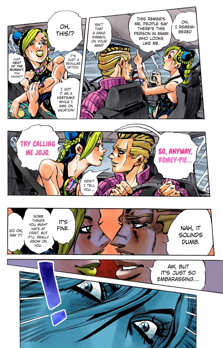 JoJo's Bizarre Adventure Part 6 - Stone Ocean (Official Colored) Chapter 2 page 4 - Chapter 2: Stone Ocean Part 2