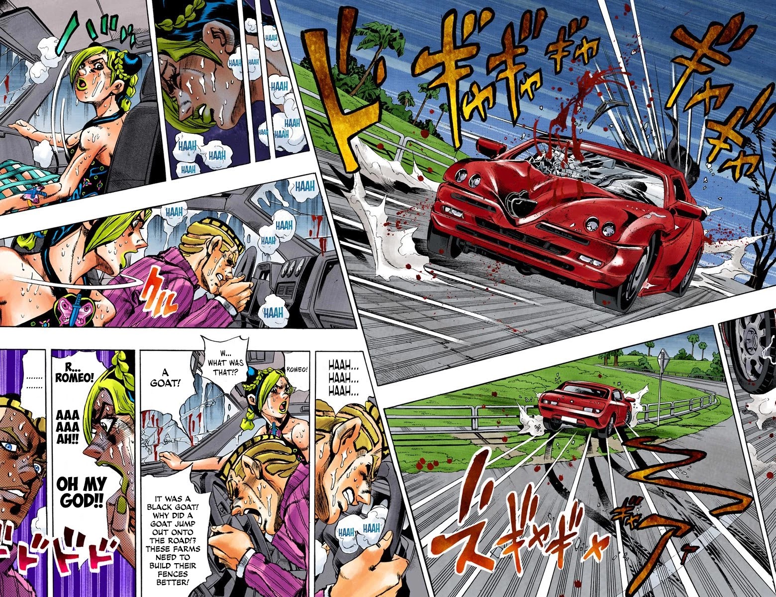 JoJo's Bizarre Adventure Part 6 - Stone Ocean (Official Colored) Chapter 2 page 6 - Chapter 2: Stone Ocean Part 2