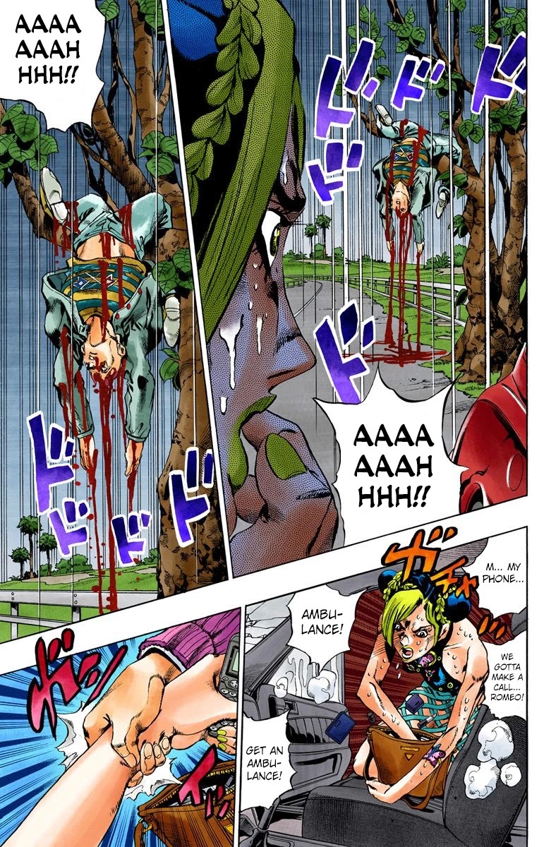 JoJo's Bizarre Adventure Part 6 - Stone Ocean (Official Colored) Chapter 2 page 8 - Chapter 2: Stone Ocean Part 2