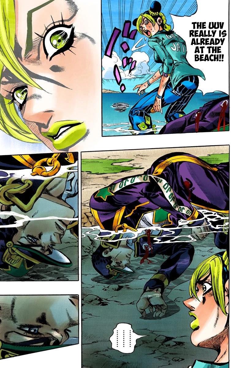 JoJo's Bizarre Adventure Part 6 - Stone Ocean (Official Colored) Chapter 20 page 5 - Chapter 20: Prisoner of Love