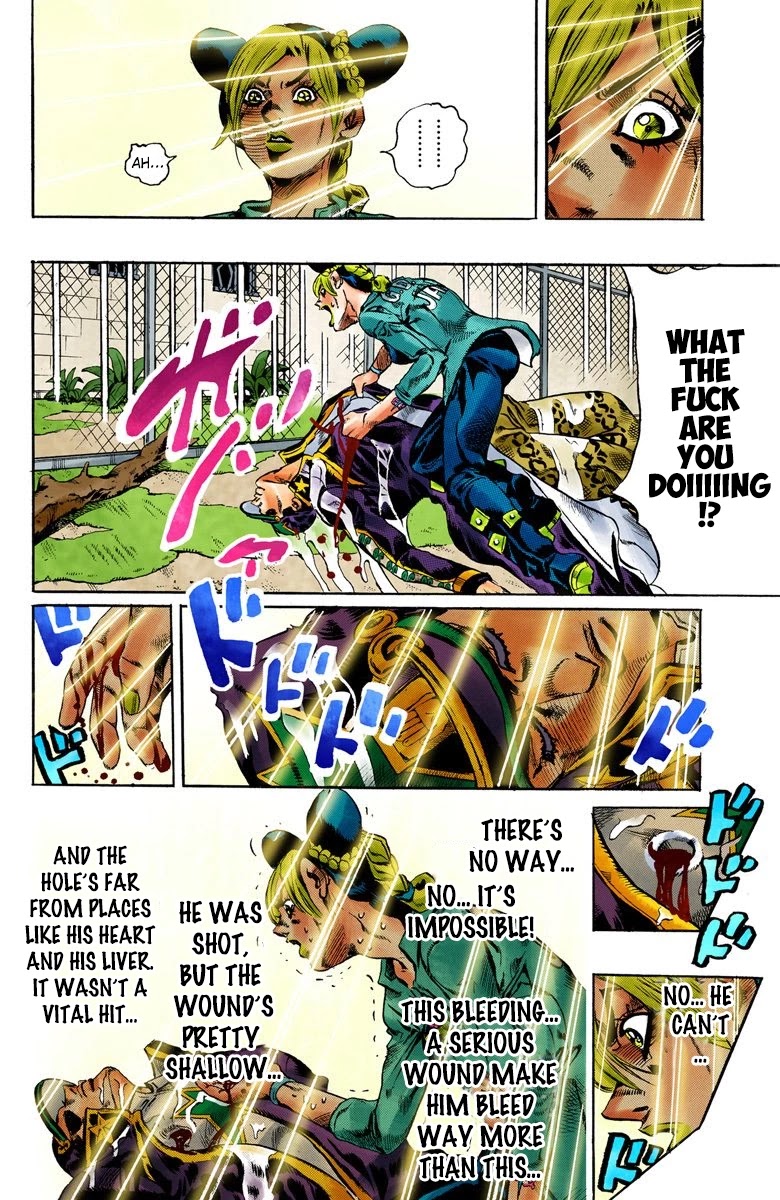JoJo's Bizarre Adventure Part 6 - Stone Ocean (Official Colored) Chapter 20 page 6 - Chapter 20: Prisoner of Love
