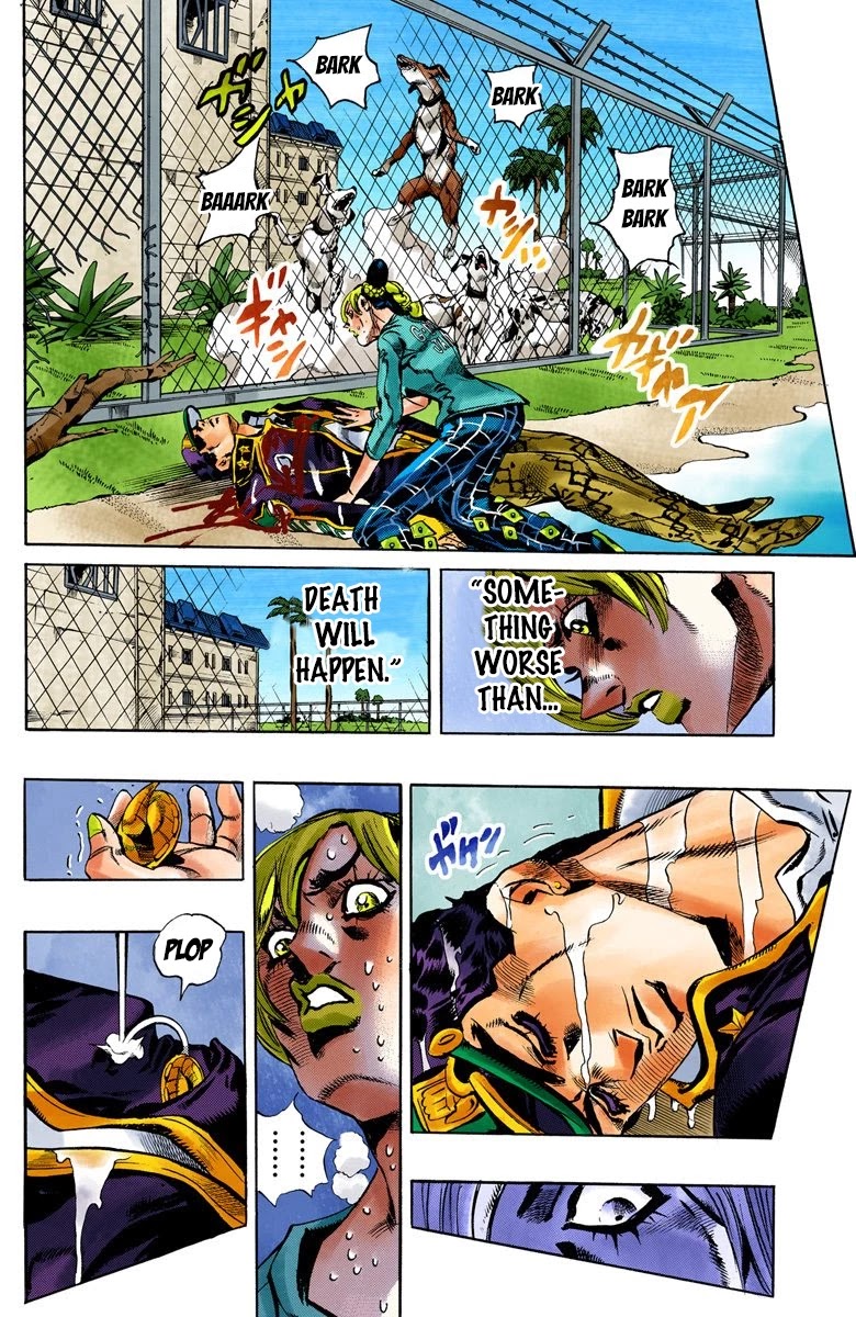 JoJo's Bizarre Adventure Part 6 - Stone Ocean (Official Colored) Chapter 20 page 8 - Chapter 20: Prisoner of Love