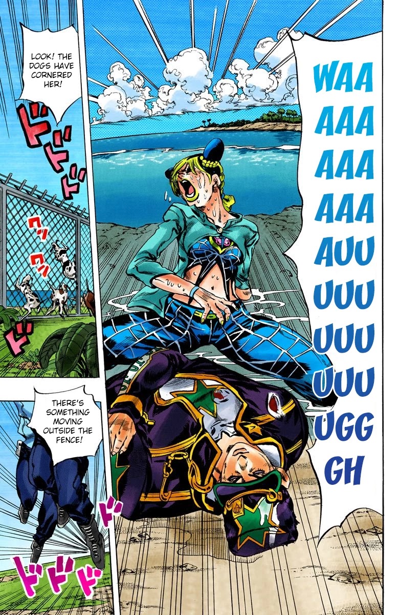 JoJo's Bizarre Adventure Part 6 - Stone Ocean (Official Colored) Chapter 20 page 9 - Chapter 20: Prisoner of Love