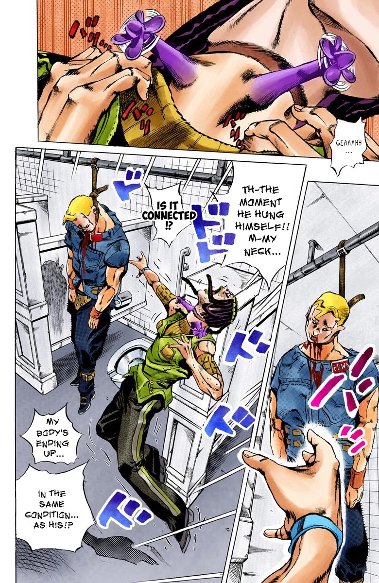JoJo's Bizarre Adventure Part 6 - Stone Ocean (Official Colored) Chapter 23 page 5 - Chapter 23: Hermès' Sticker Part 3