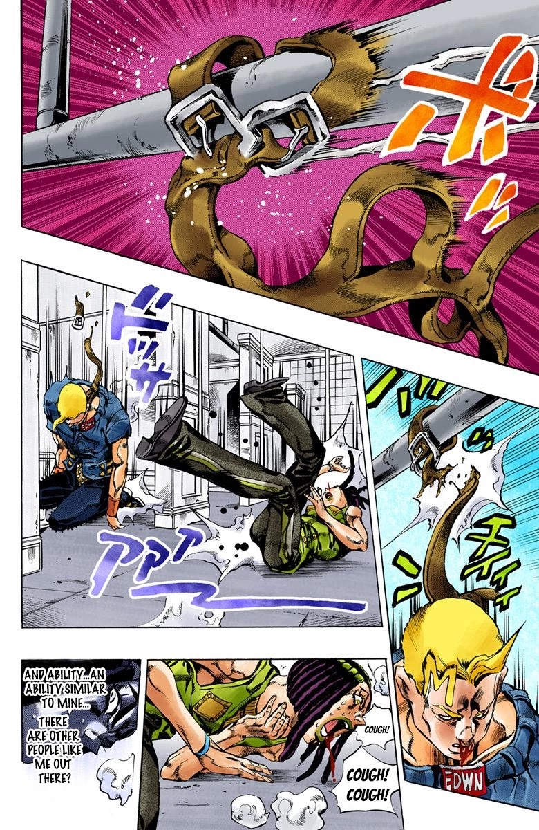 JoJo's Bizarre Adventure Part 6 - Stone Ocean (Official Colored) Chapter 23 page 9 - Chapter 23: Hermès' Sticker Part 3