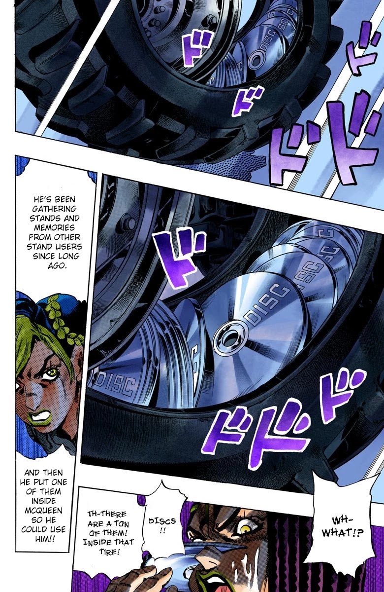 JoJo's Bizarre Adventure Part 6 - Stone Ocean (Official Colored) Chapter 26 page 18 - Chapter 26: There are Six of Us! Part 1
