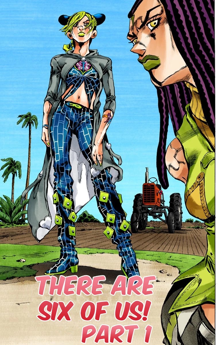 JoJo's Bizarre Adventure Part 6 - Stone Ocean (Official Colored) Chapter 26 page 2 - Chapter 26: There are Six of Us! Part 1
