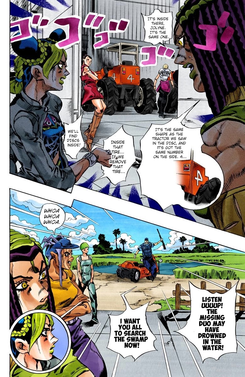 JoJo's Bizarre Adventure Part 6 - Stone Ocean (Official Colored) Chapter 27 page 11 - Chapter 27: There are Six of Us! Part 2