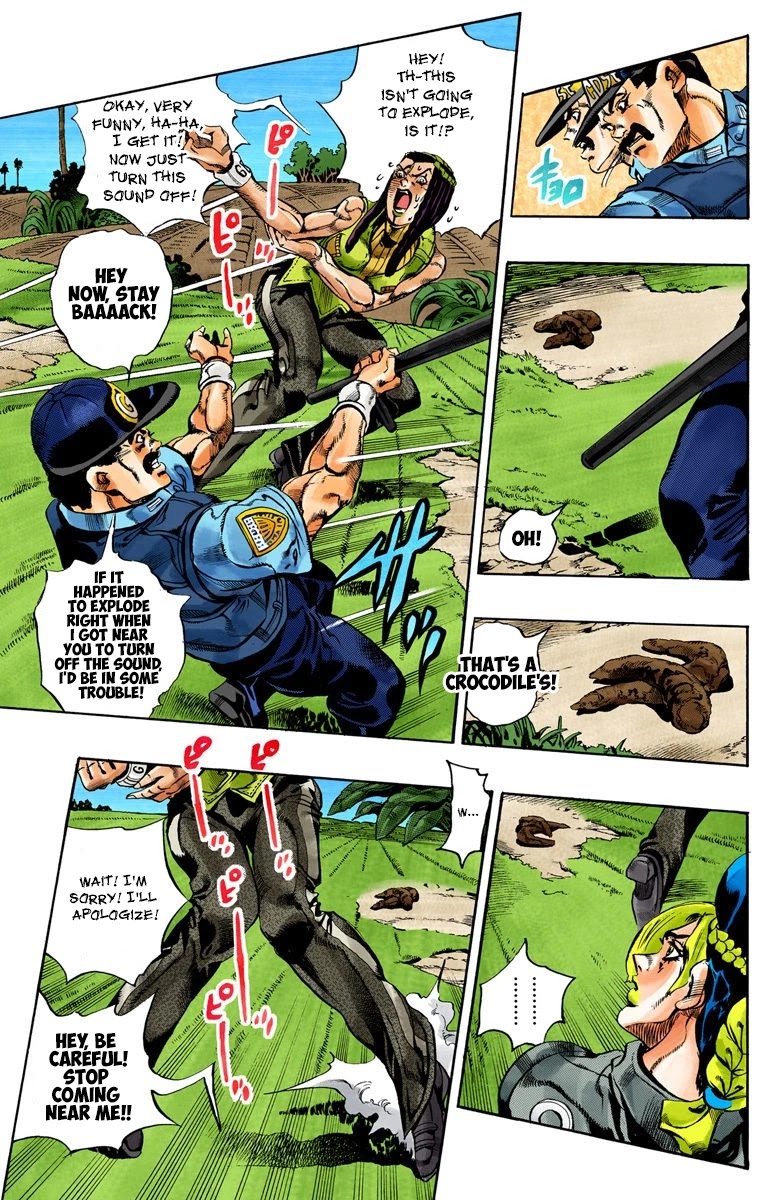 JoJo's Bizarre Adventure Part 6 - Stone Ocean (Official Colored) Chapter 27 page 6 - Chapter 27: There are Six of Us! Part 2