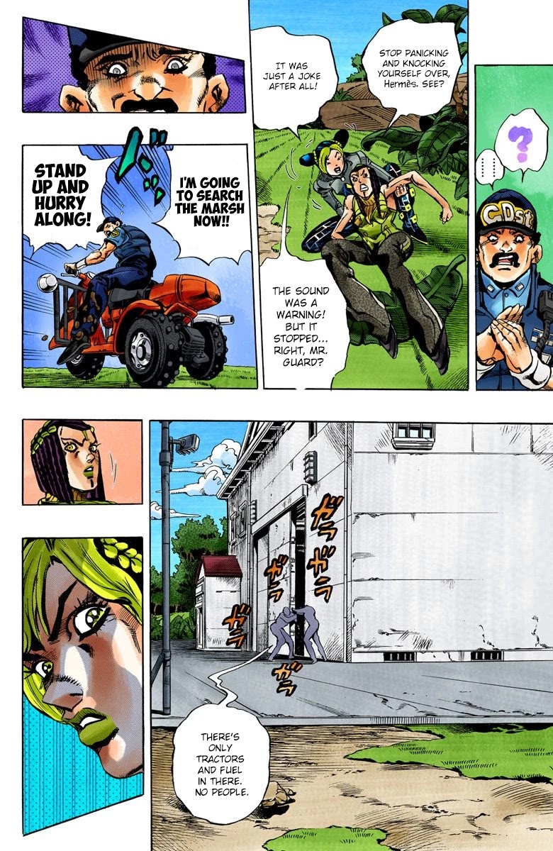 JoJo's Bizarre Adventure Part 6 - Stone Ocean (Official Colored) Chapter 27 page 9 - Chapter 27: There are Six of Us! Part 2