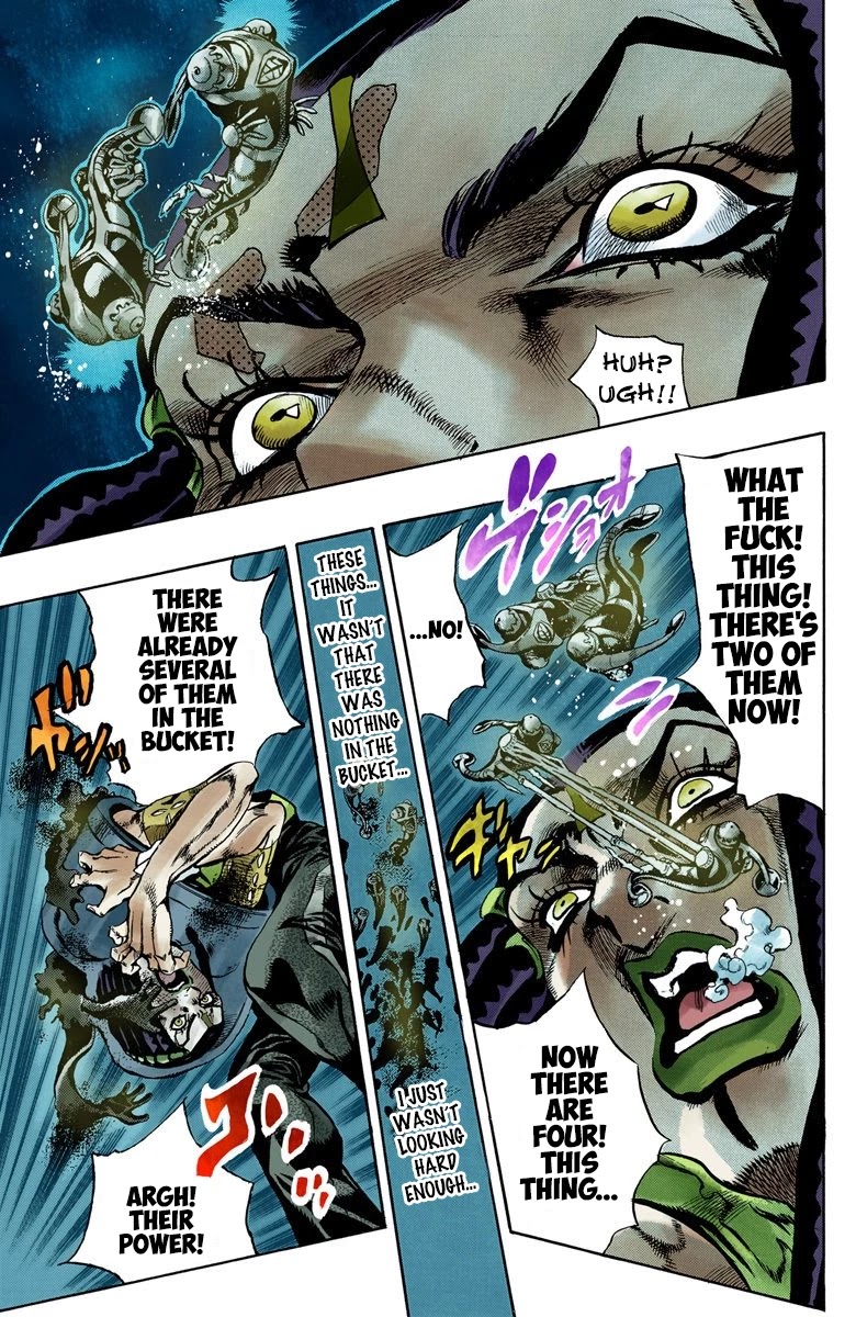 JoJo's Bizarre Adventure Part 6 - Stone Ocean (Official Colored) Chapter 28 page 13 - Chapter 28: There are Six of Us! Part 3