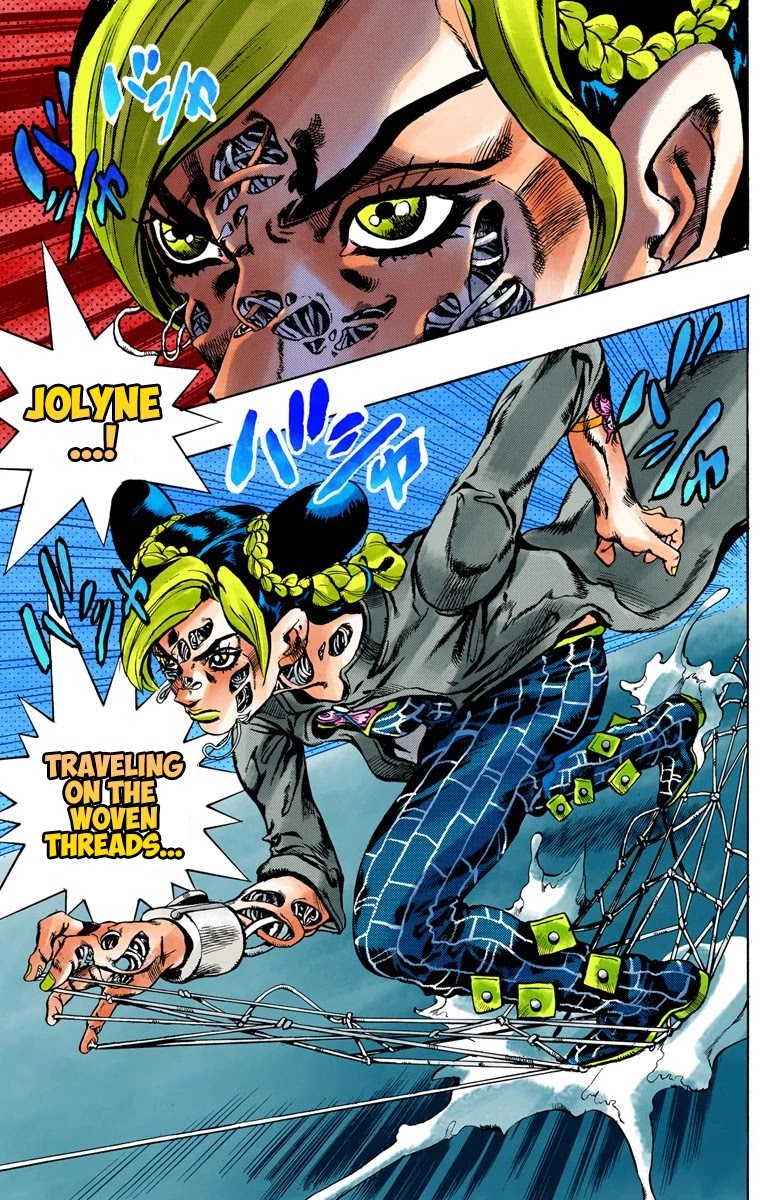 JoJo's Bizarre Adventure Part 6 - Stone Ocean (Official Colored) Chapter 28 page 19 - Chapter 28: There are Six of Us! Part 3