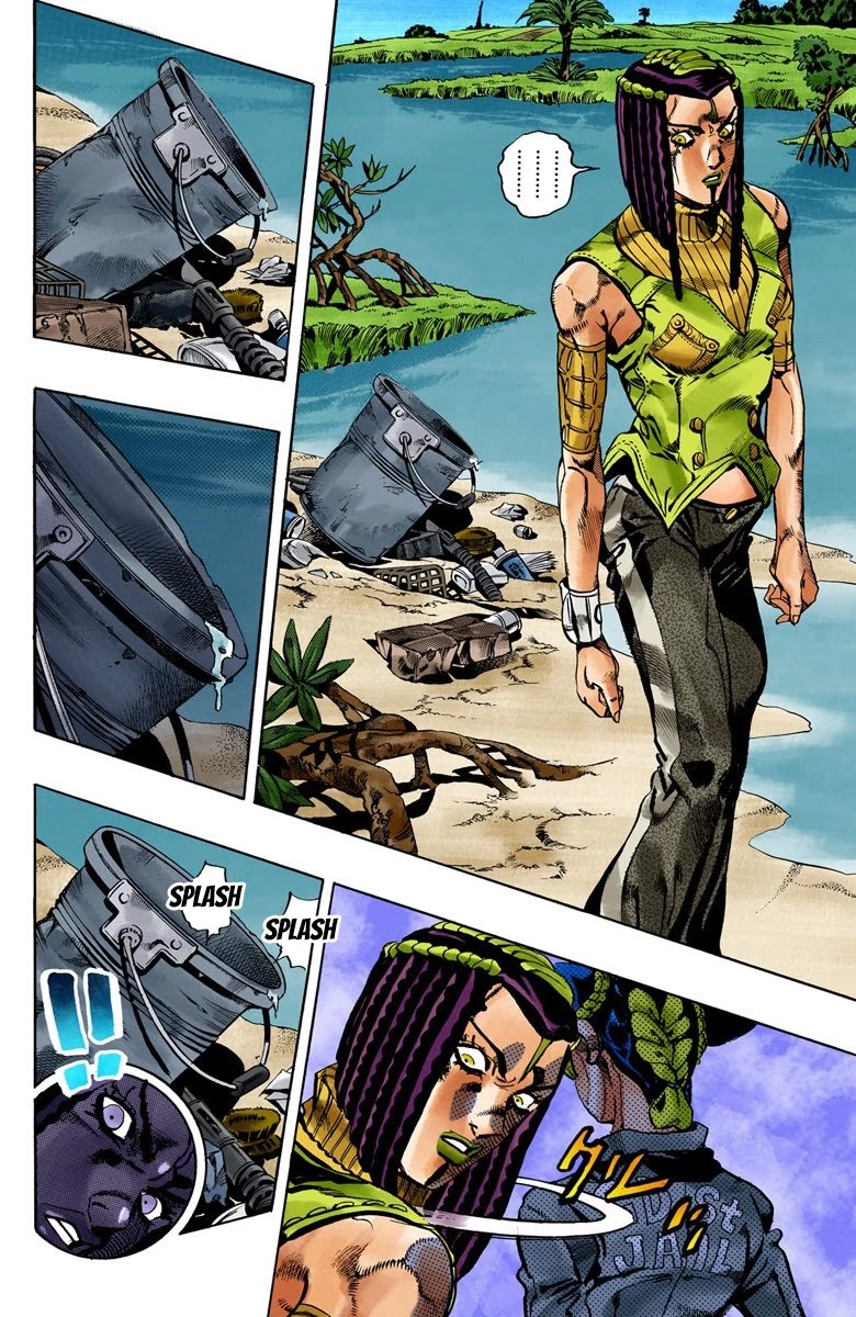 JoJo's Bizarre Adventure Part 6 - Stone Ocean (Official Colored) Chapter 28 page 6 - Chapter 28: There are Six of Us! Part 3