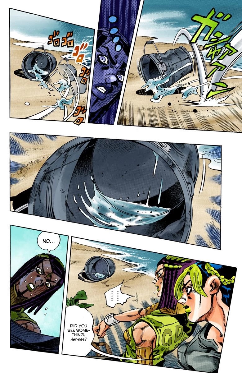 JoJo's Bizarre Adventure Part 6 - Stone Ocean (Official Colored) Chapter 28 page 8 - Chapter 28: There are Six of Us! Part 3