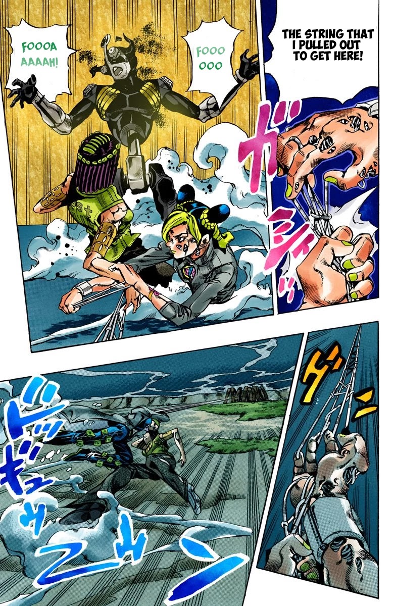 JoJo's Bizarre Adventure Part 6 - Stone Ocean (Official Colored) Chapter 29 page 10 - Chapter 29: There are Six of Us! Part 4