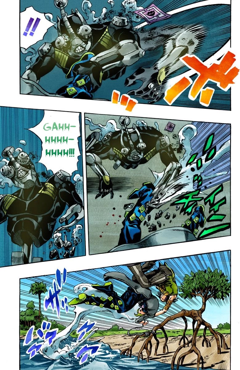 JoJo's Bizarre Adventure Part 6 - Stone Ocean (Official Colored) Chapter 29 page 14 - Chapter 29: There are Six of Us! Part 4