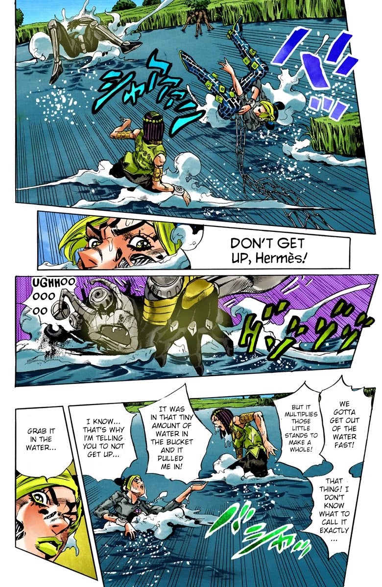 JoJo's Bizarre Adventure Part 6 - Stone Ocean (Official Colored) Chapter 29 page 9 - Chapter 29: There are Six of Us! Part 4
