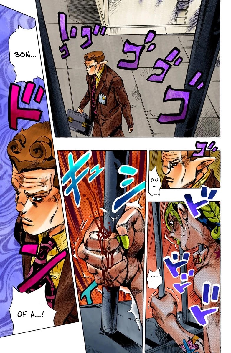 JoJo's Bizarre Adventure Part 6 - Stone Ocean (Official Colored) Chapter 3 page 10 - Chapter 3: Stone Ocean Part 3