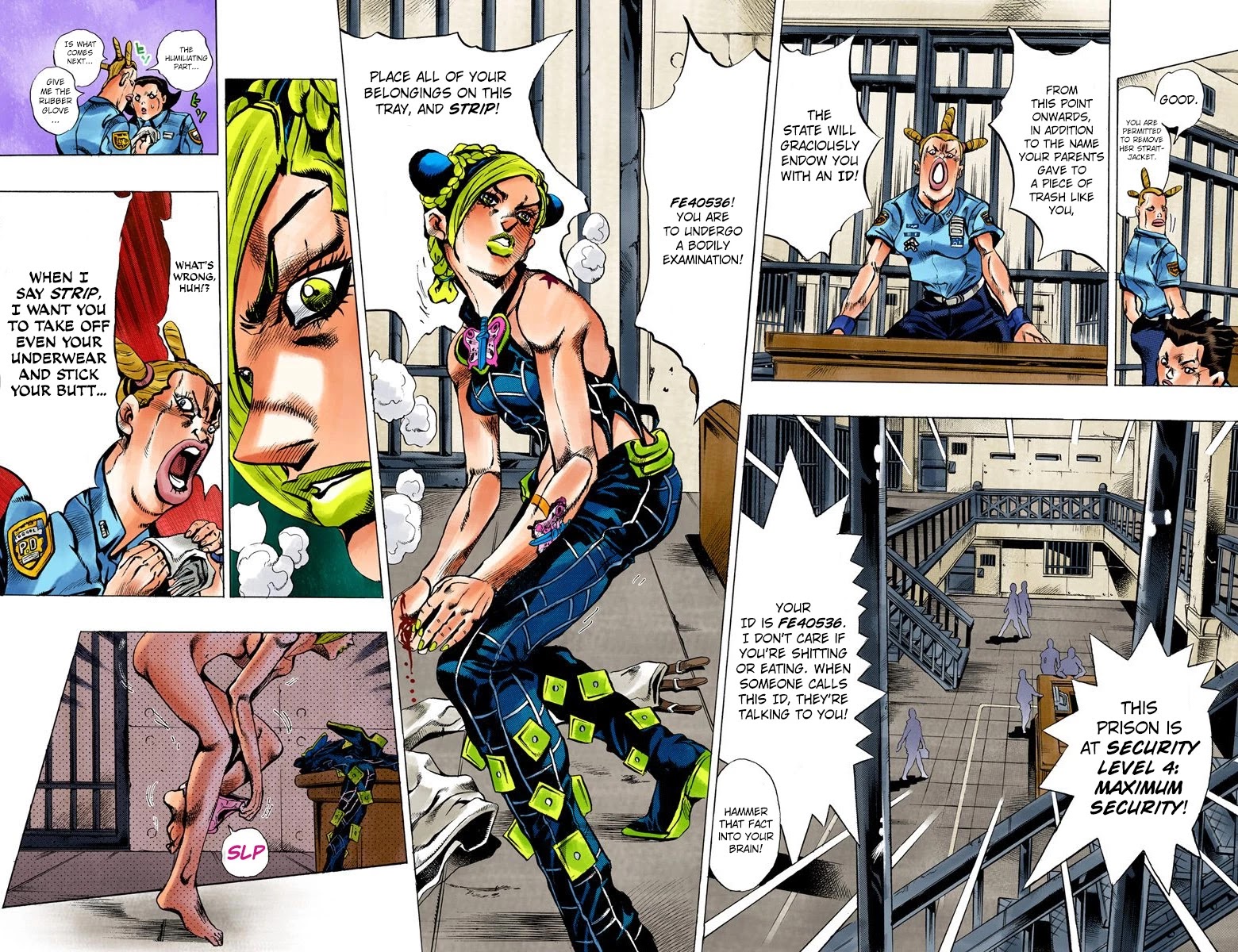 JoJo's Bizarre Adventure Part 6 - Stone Ocean (Official Colored) Chapter 3 page 6 - Chapter 3: Stone Ocean Part 3