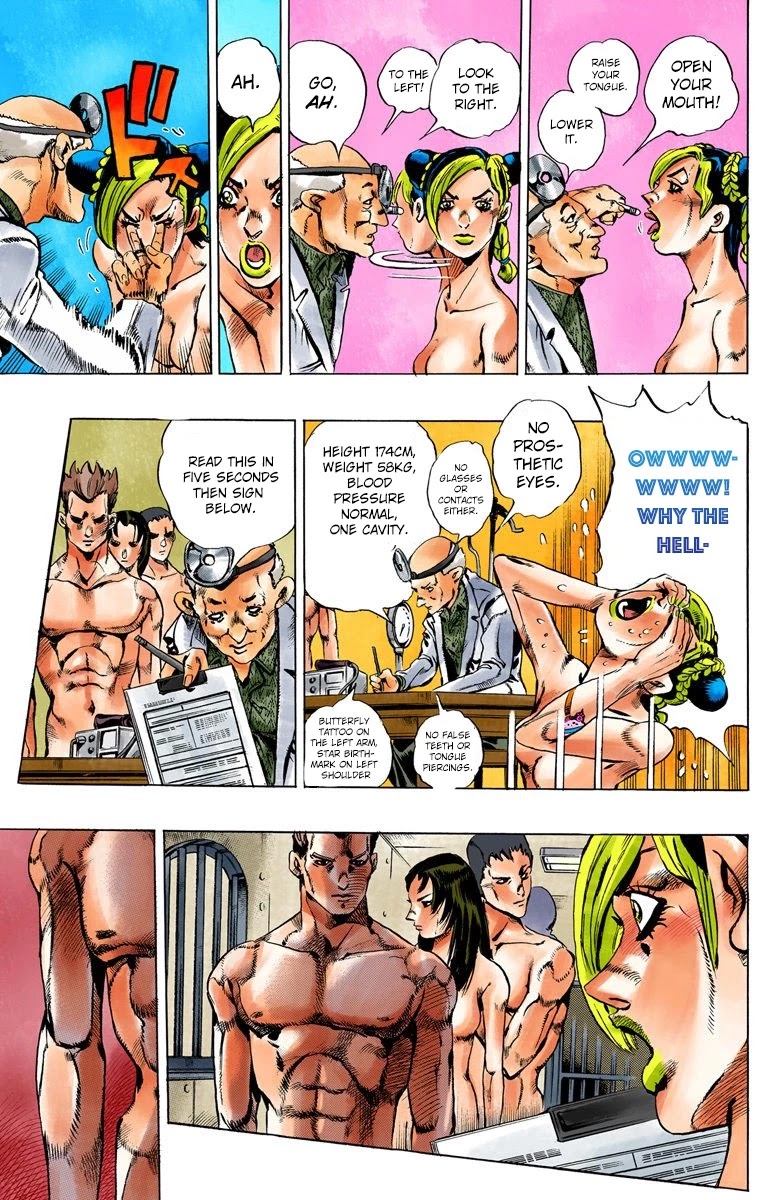 JoJo's Bizarre Adventure Part 6 - Stone Ocean (Official Colored) Chapter 3 page 8 - Chapter 3: Stone Ocean Part 3