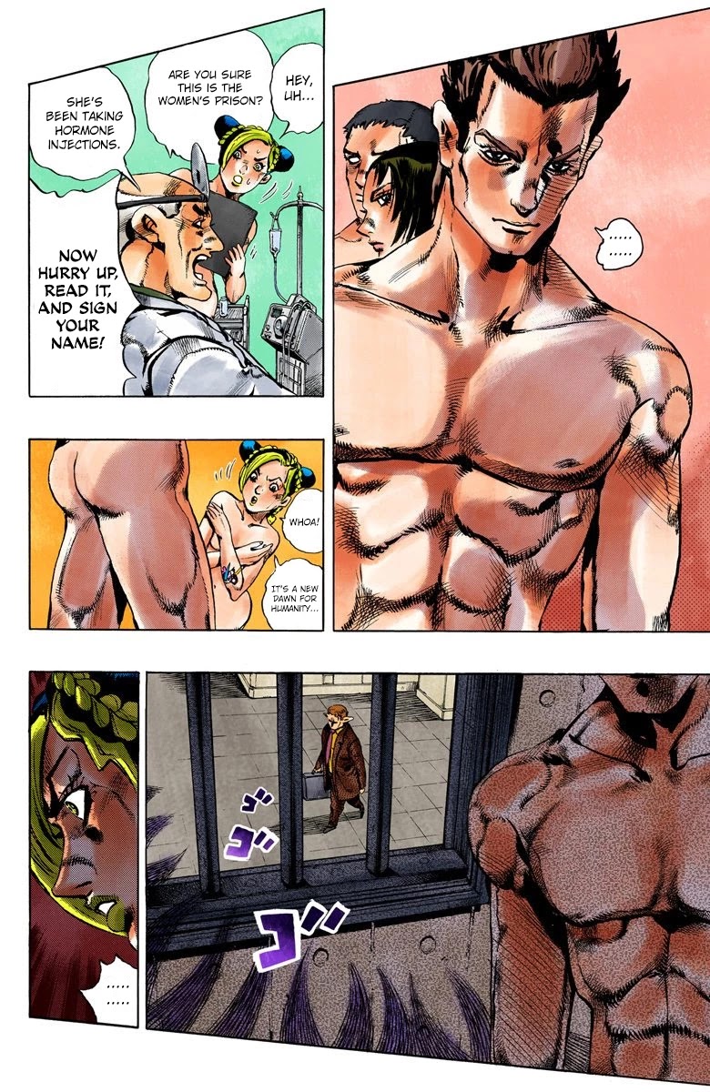 JoJo's Bizarre Adventure Part 6 - Stone Ocean (Official Colored) Chapter 3 page 9 - Chapter 3: Stone Ocean Part 3