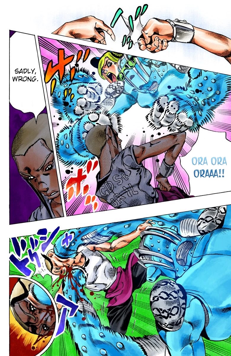 JoJo's Bizarre Adventure Part 6 - Stone Ocean (Official Colored) Chapter 30 page 10 - Chapter 30: There are Six of Us! Part 5