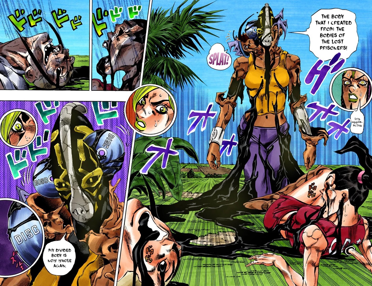 JoJo's Bizarre Adventure Part 6 - Stone Ocean (Official Colored) Chapter 30 page 12 - Chapter 30: There are Six of Us! Part 5