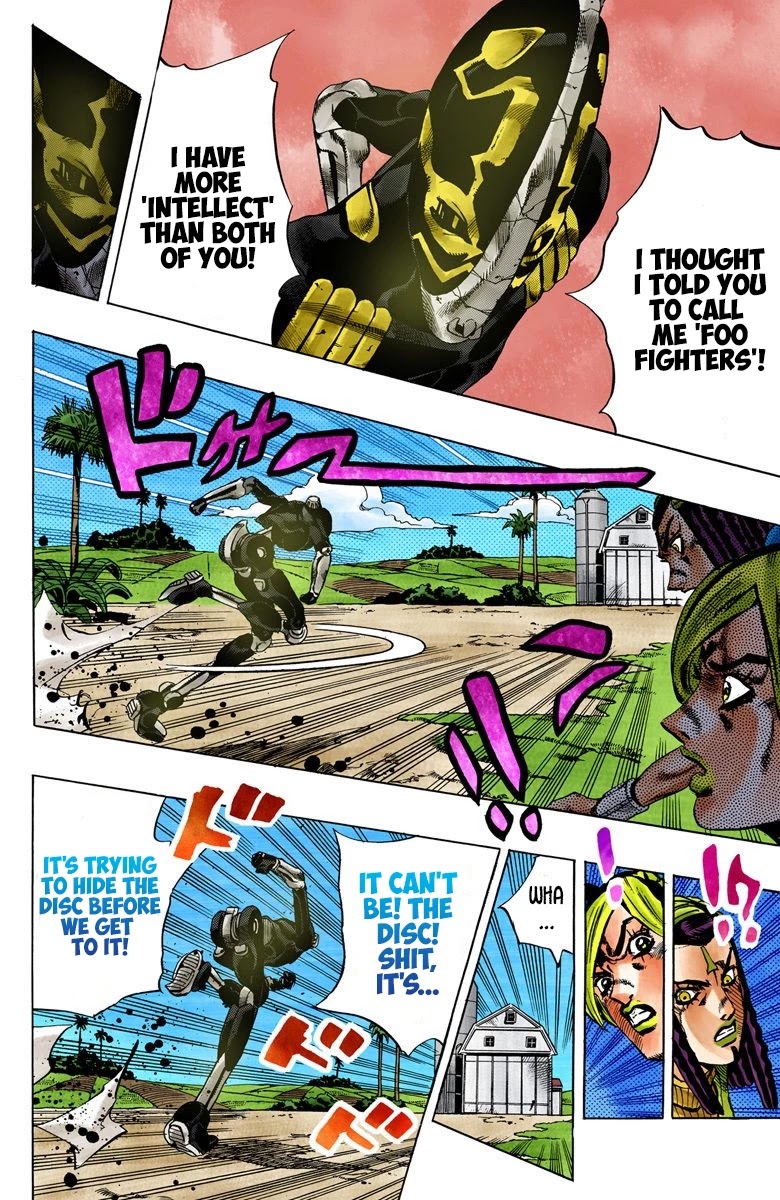 JoJo's Bizarre Adventure Part 6 - Stone Ocean (Official Colored) Chapter 30 page 17 - Chapter 30: There are Six of Us! Part 5