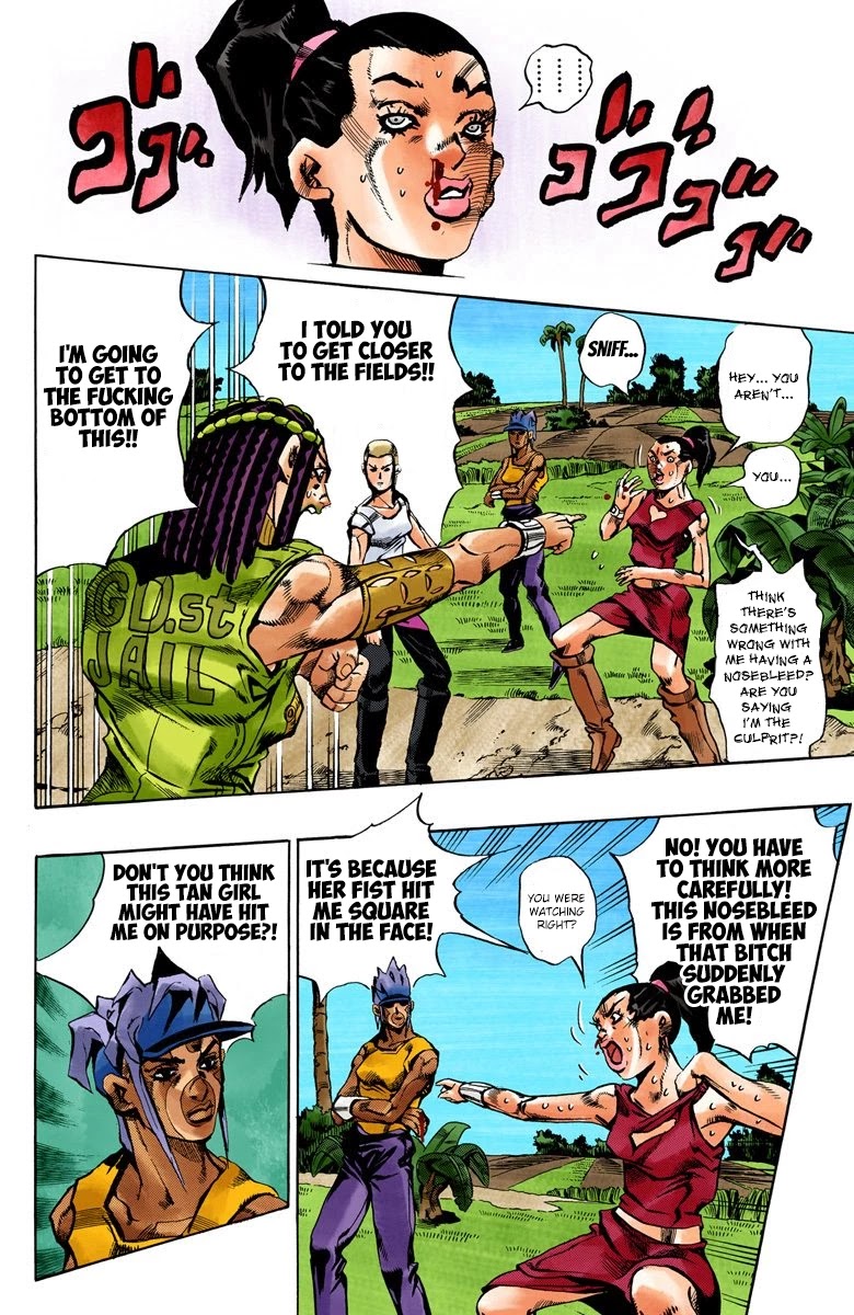 JoJo's Bizarre Adventure Part 6 - Stone Ocean (Official Colored) Chapter 30 page 2 - Chapter 30: There are Six of Us! Part 5