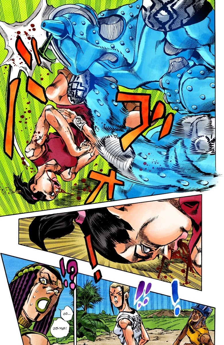 JoJo's Bizarre Adventure Part 6 - Stone Ocean (Official Colored) Chapter 30 page 5 - Chapter 30: There are Six of Us! Part 5