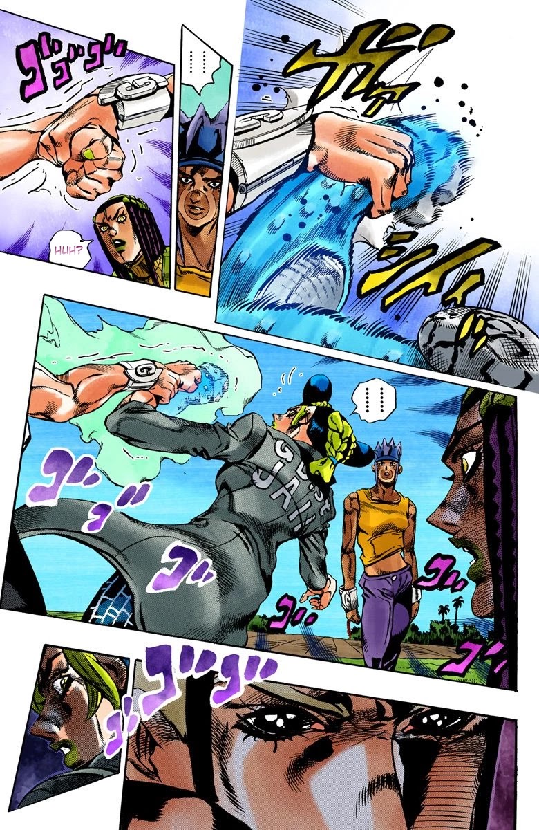 JoJo's Bizarre Adventure Part 6 - Stone Ocean (Official Colored) Chapter 30 page 7 - Chapter 30: There are Six of Us! Part 5