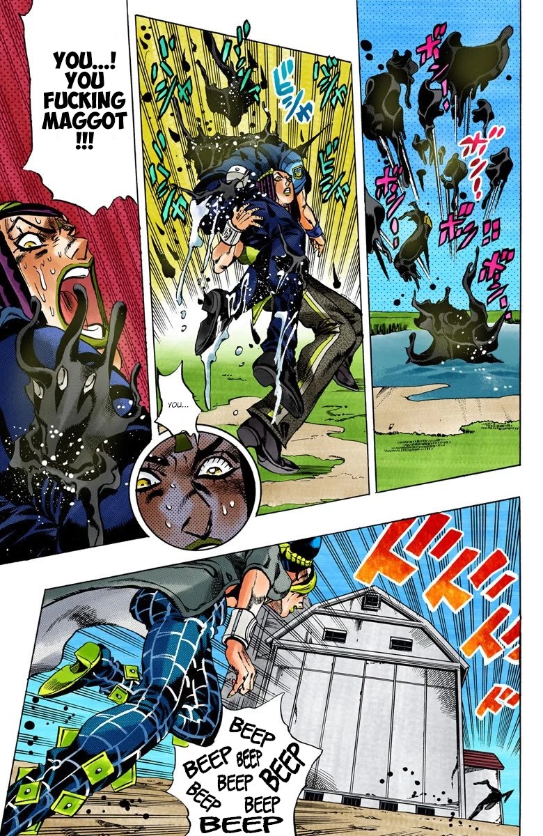 JoJo's Bizarre Adventure Part 6 - Stone Ocean (Official Colored) Chapter 31 page 11 - Chapter 31: Foo Fighters Part 1
