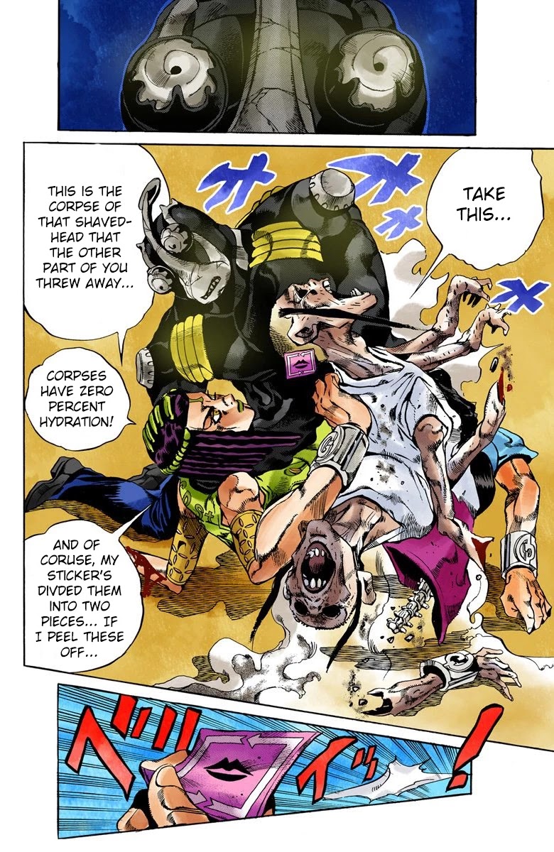 JoJo's Bizarre Adventure Part 6 - Stone Ocean (Official Colored) Chapter 31 page 14 - Chapter 31: Foo Fighters Part 1