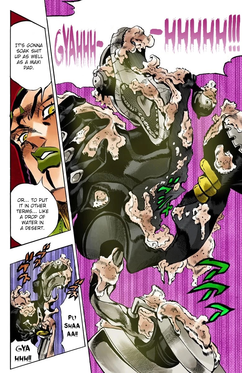 JoJo's Bizarre Adventure Part 6 - Stone Ocean (Official Colored) Chapter 31 page 16 - Chapter 31: Foo Fighters Part 1