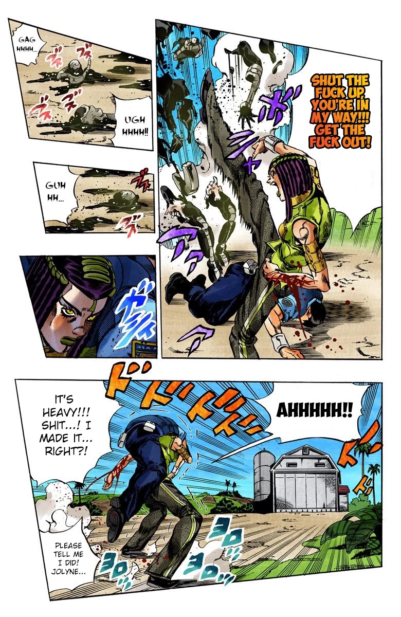 JoJo's Bizarre Adventure Part 6 - Stone Ocean (Official Colored) Chapter 31 page 17 - Chapter 31: Foo Fighters Part 1