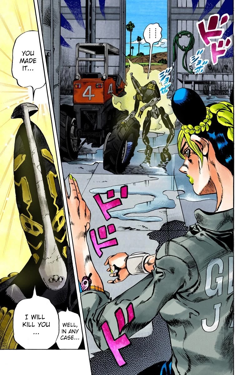 JoJo's Bizarre Adventure Part 6 - Stone Ocean (Official Colored) Chapter 31 page 19 - Chapter 31: Foo Fighters Part 1