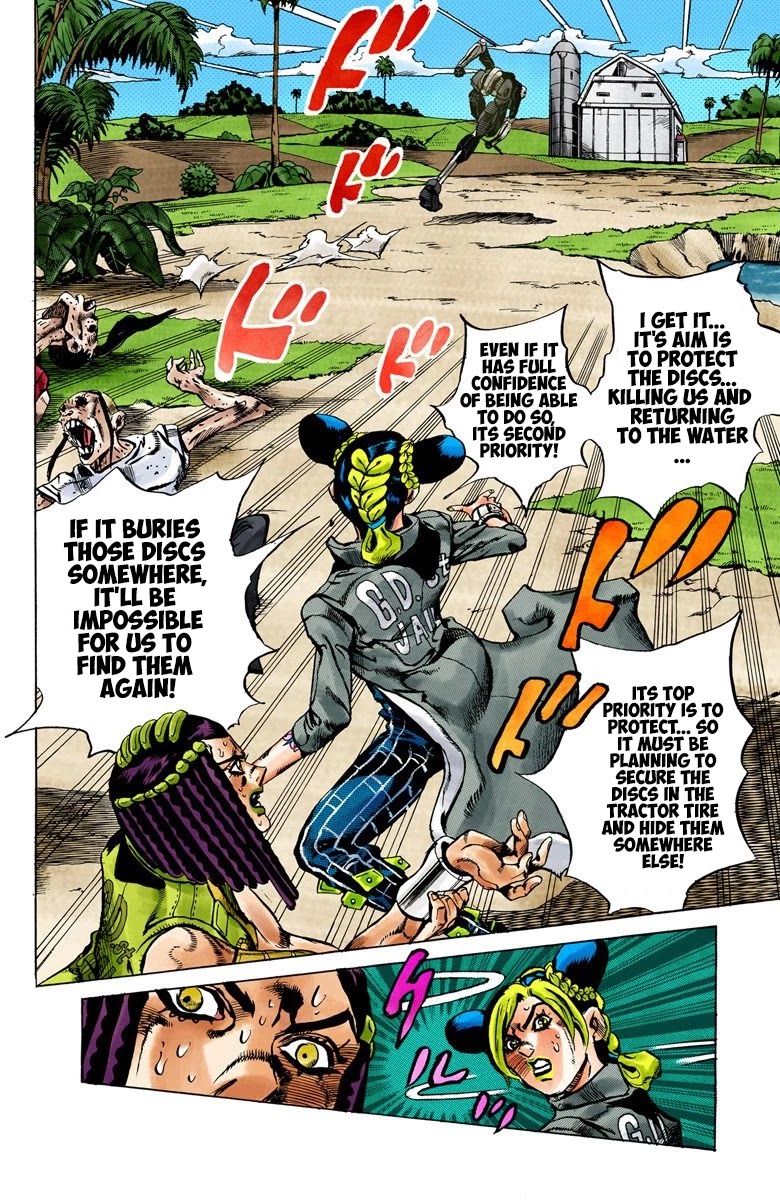 JoJo's Bizarre Adventure Part 6 - Stone Ocean (Official Colored) Chapter 31 page 2 - Chapter 31: Foo Fighters Part 1