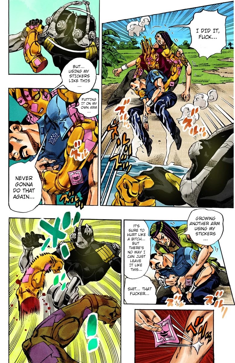 JoJo's Bizarre Adventure Part 6 - Stone Ocean (Official Colored) Chapter 31 page 8 - Chapter 31: Foo Fighters Part 1
