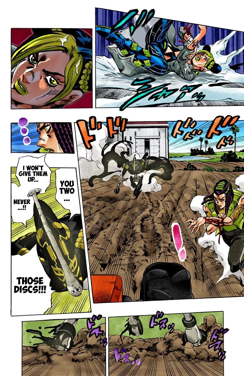 JoJo's Bizarre Adventure Part 6 - Stone Ocean (Official Colored) Chapter 32 page 12 - Chapter 32: Foo Fighters Part 2