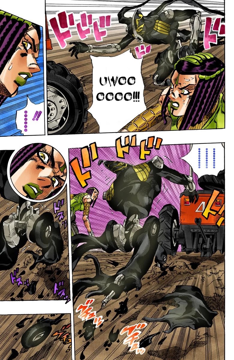 JoJo's Bizarre Adventure Part 6 - Stone Ocean (Official Colored) Chapter 32 page 13 - Chapter 32: Foo Fighters Part 2