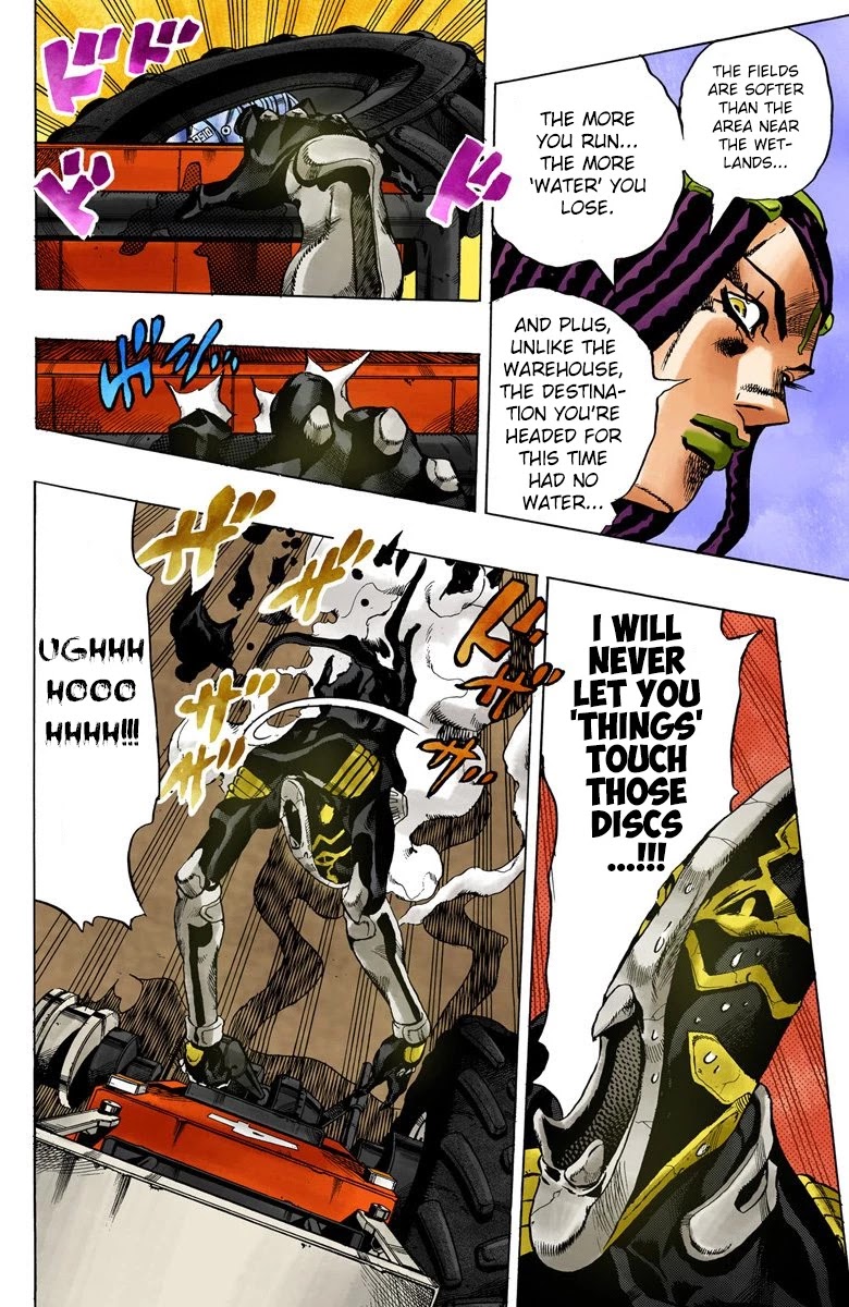 JoJo's Bizarre Adventure Part 6 - Stone Ocean (Official Colored) Chapter 32 page 14 - Chapter 32: Foo Fighters Part 2