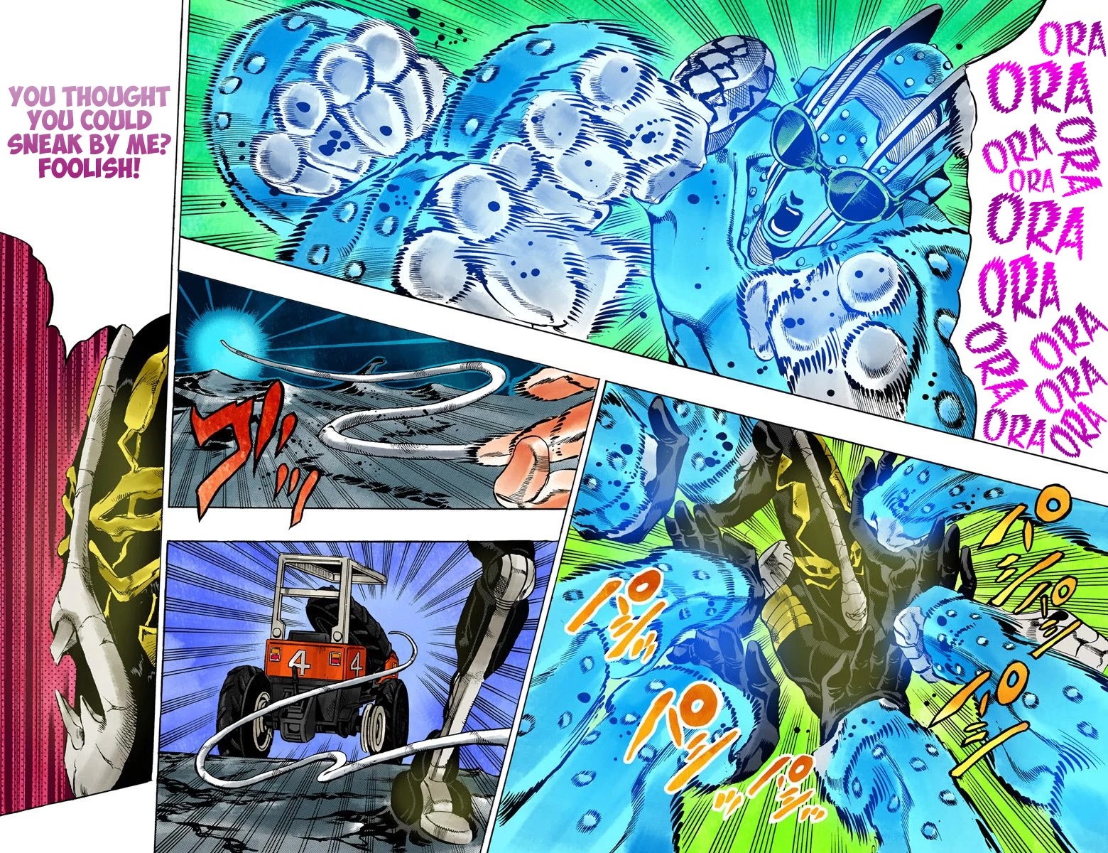 JoJo's Bizarre Adventure Part 6 - Stone Ocean (Official Colored) Chapter 32 page 5 - Chapter 32: Foo Fighters Part 2