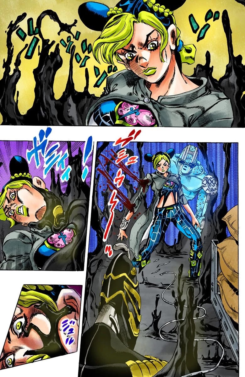 JoJo's Bizarre Adventure Part 6 - Stone Ocean (Official Colored) Chapter 32 page 7 - Chapter 32: Foo Fighters Part 2