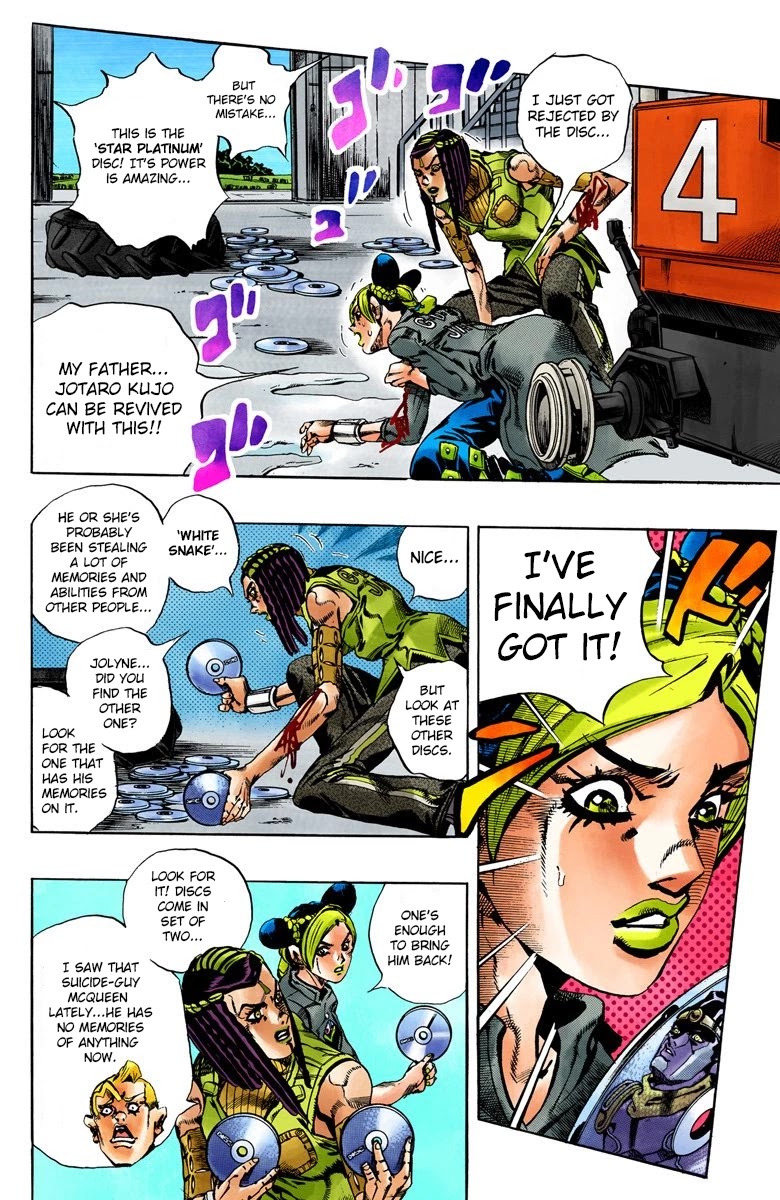 JoJo's Bizarre Adventure Part 6 - Stone Ocean (Official Colored) Chapter 33 page 5 - Chapter 33: Foo Fighters Part 3