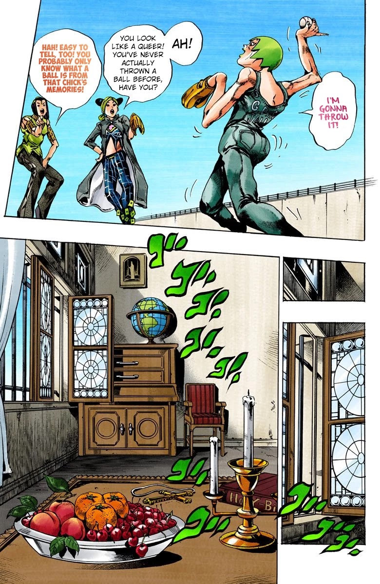 JoJo's Bizarre Adventure Part 6 - Stone Ocean (Official Colored) Chapter 34 page 10 - Chapter 34: Debt Collector Marilyn Manson Part 1