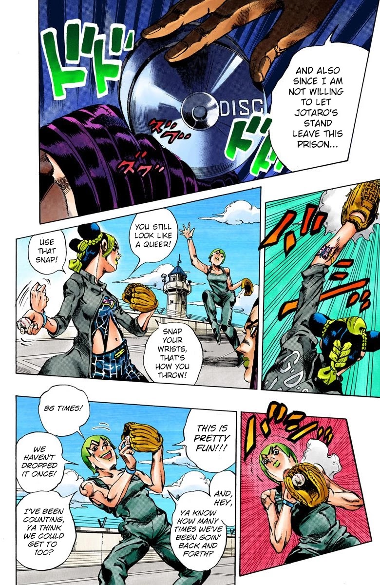 JoJo's Bizarre Adventure Part 6 - Stone Ocean (Official Colored) Chapter 34 page 17 - Chapter 34: Debt Collector Marilyn Manson Part 1