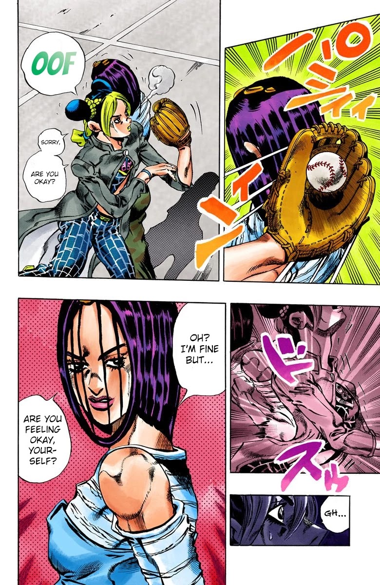 JoJo's Bizarre Adventure Part 6 - Stone Ocean (Official Colored) Chapter 34 page 19 - Chapter 34: Debt Collector Marilyn Manson Part 1