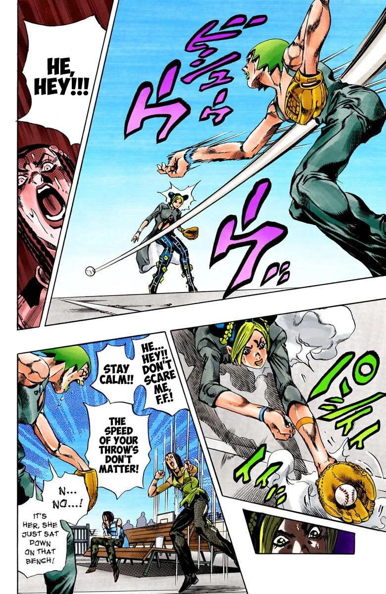JoJo's Bizarre Adventure Part 6 - Stone Ocean (Official Colored) Chapter 35 page 10 - Chapter 35: Debt Collector Marilyn Manson Part 2